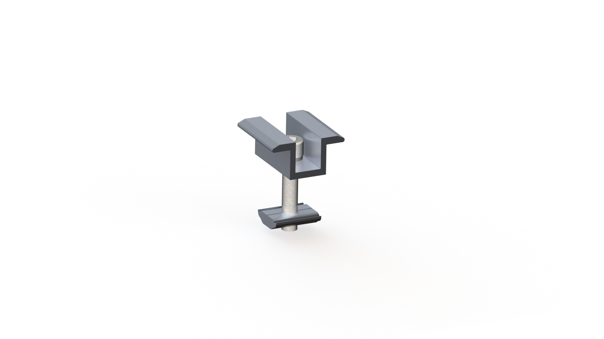 Architectural Framed Metal Roof Solar Mounting System Aluminum Attachments