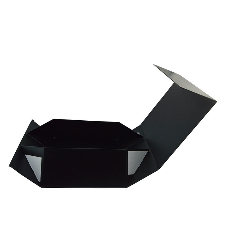 Custom Printed Foldable Black Cardboard Gift Boxes With Lids | Cardboard Gift Packaging Boxes