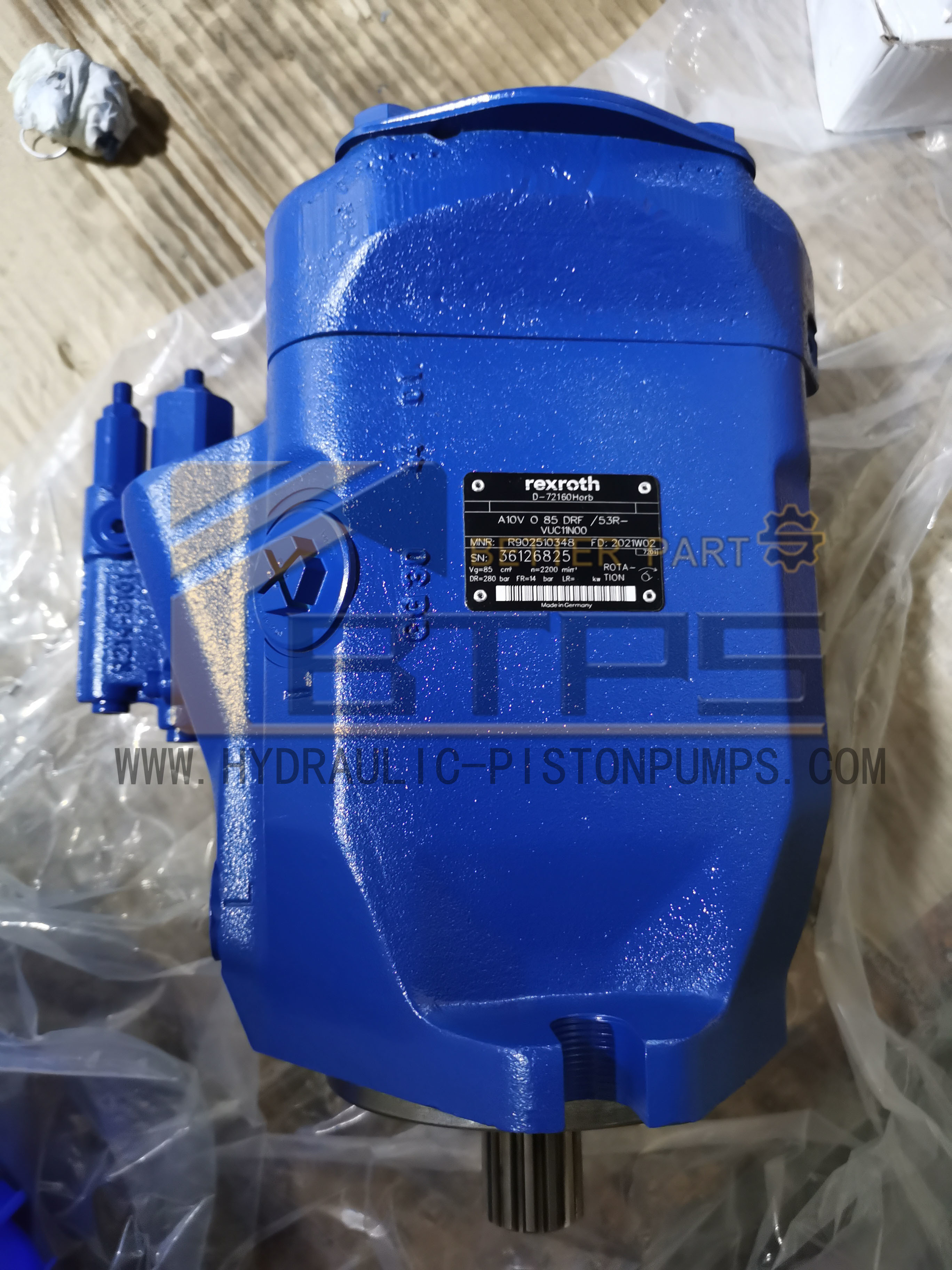 A10VO85DRF/53R-VUC11N00 Axial Piston Pump A10VSO18DR1/31R Rexroth Hydraulic Pump Parts A10VSO 45 DFR