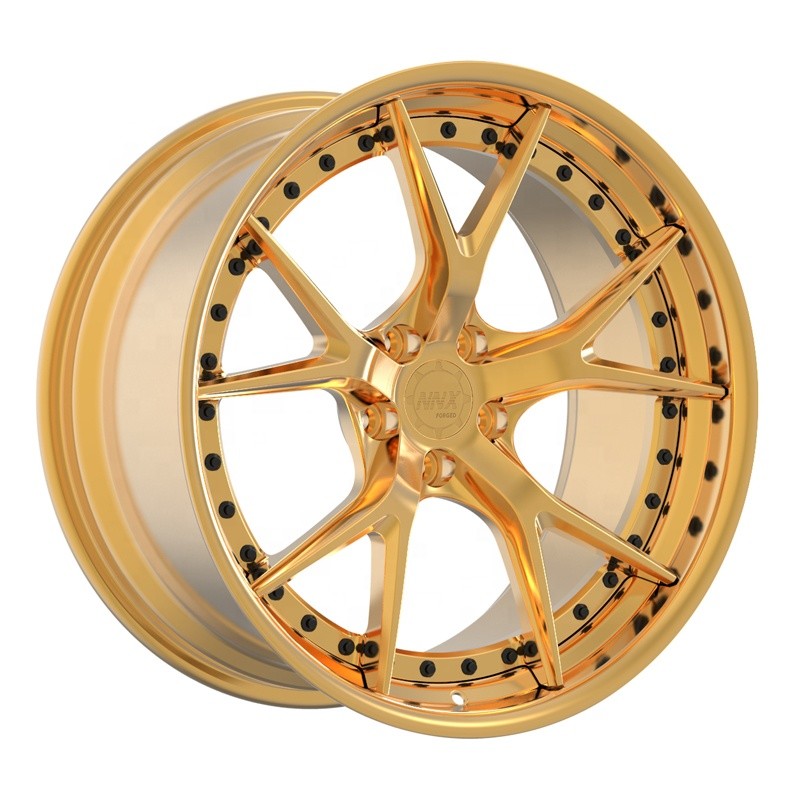 Two pieces custom deep rims for car 18 19 20 21 22 inch alloy wheels forged car wheels