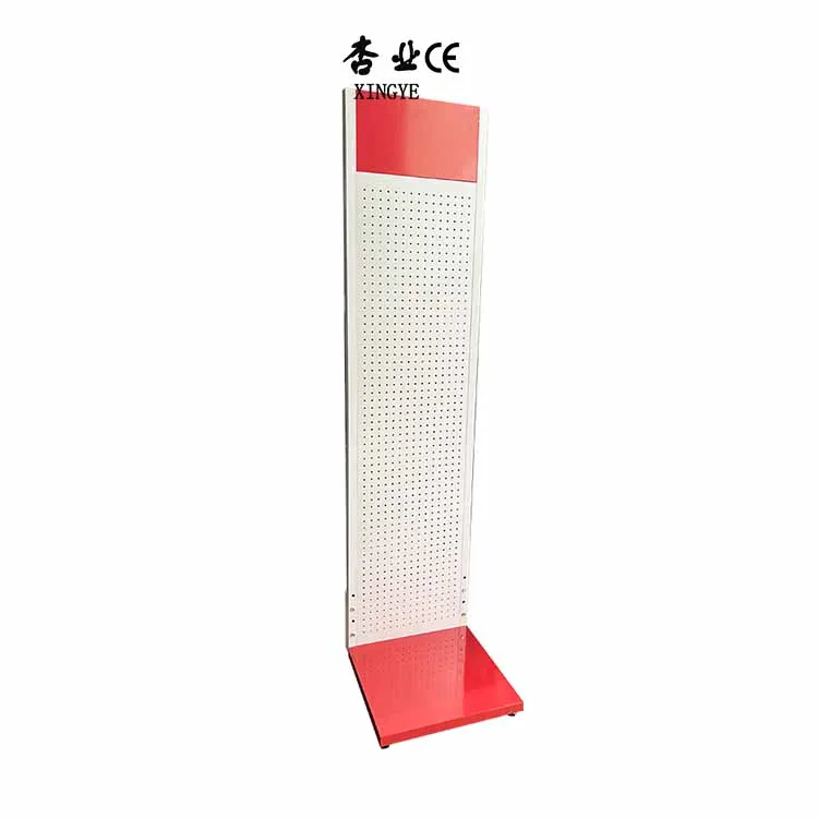 Factory Customized Color Size retail display rack white display shelf hair salon shelves