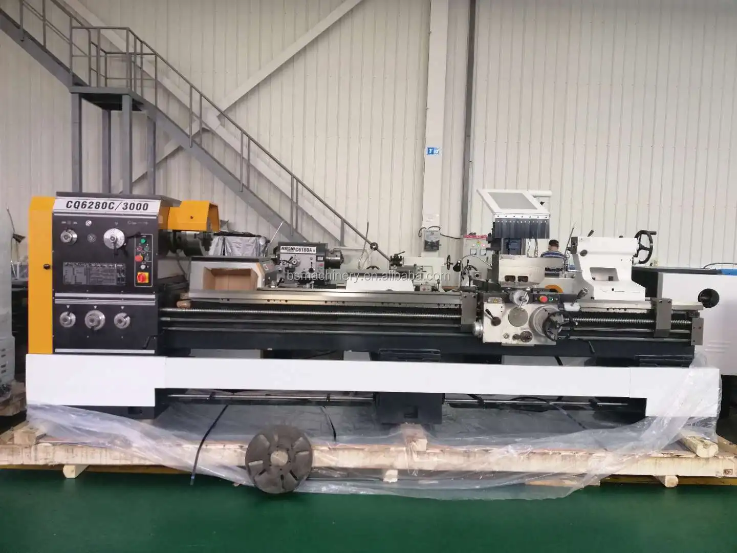 CQ6180C Metal Bench Horizontal Lathe Machine With CE Certificate