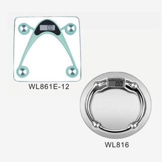 Custom ABS Tempered Glass Electronic Digital Bathroom Scale For Medical