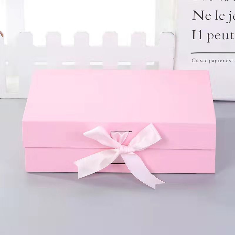 Custom Logo Printing Cardboard Wig Hair Packaging Magnetic Box, China Manufacturer Wholesale Paper Gift Box with Ribbon