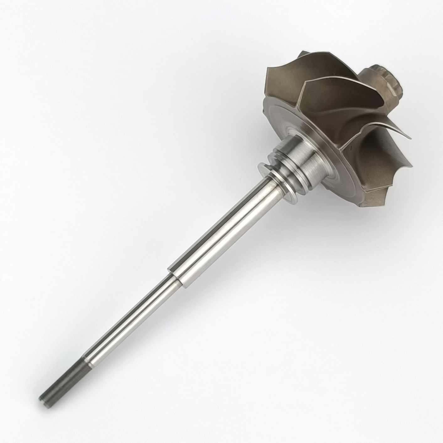 MS-TECH Turbo RHF5 Turbine Wheel Shaft IS38 06K145702N Ind 54.74mm Exd 47.45mm Blades 8