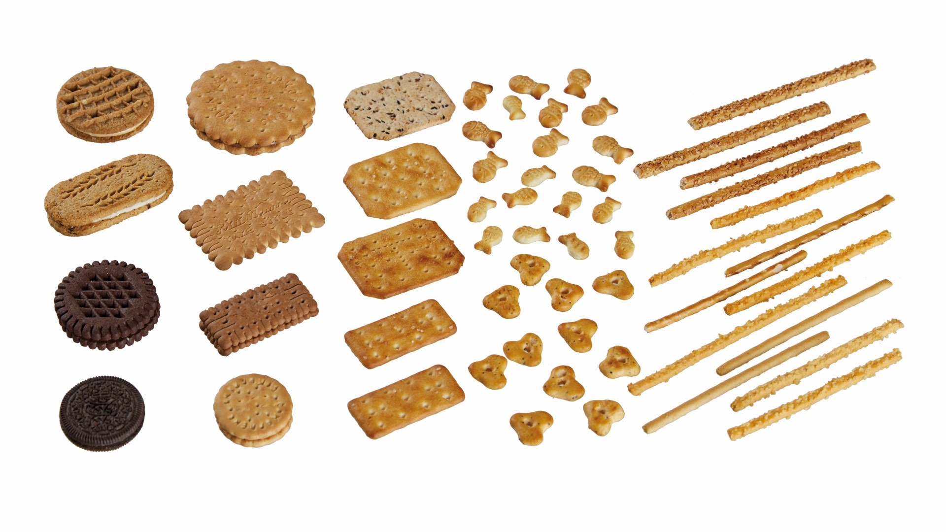 Multifunctional Automatic Biscuit Production Line 100-1500kg/H