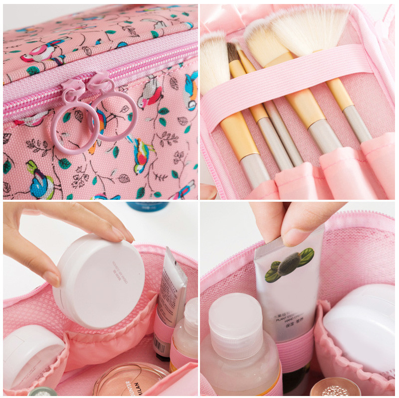 Bulk Large Waterproof Oxford OEM Cosmetic Bag With Logo Custom
