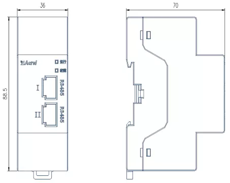 Data Center Busway Monitoring Module Full Electric Parameter Measure Energy Meter