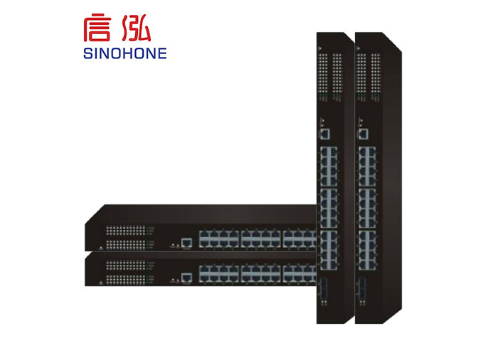 Enhanced Intelligent Fiber Optic Network Switch Energy Saving 370W 96 Mpps