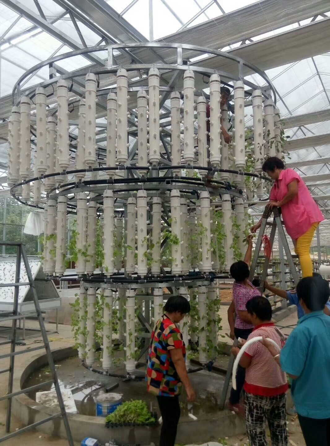 Hydroponic Tower Garden Hydroponics Growing Vegetable Aeroponic Tower