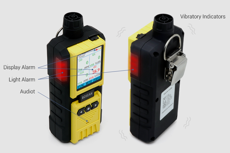 Household Multi Gas Detector , O3 Ozone Gas Detector With Built In Pump