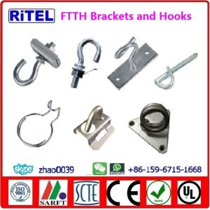 ftth/fttx/fttb fitting, anchor tension clamps, brackets and hooks for fiber