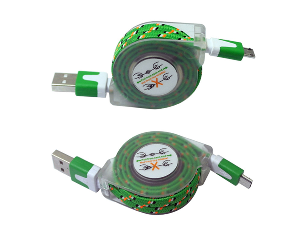 Male Female USB Extension Cable Nylon Braid Material 1m Length CE Certificated