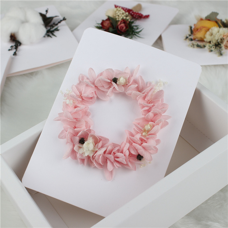 Custom Flower Cards Handmade , Mini Creative Flower Bouquet Card