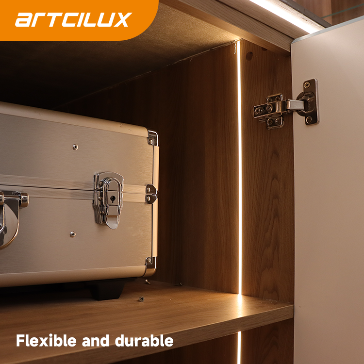 Silicone Shade Type Cabinet LED Strip Lights Separated Or One-Piece Version