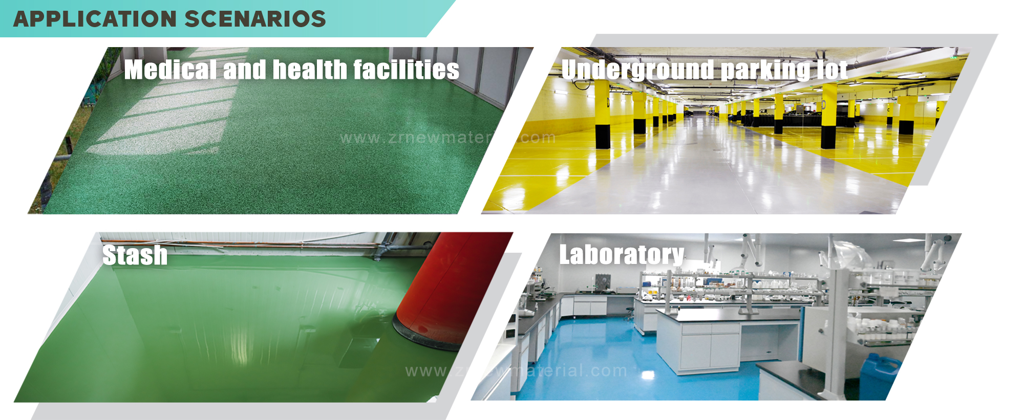 High Gloss Liquid Coating Warehouse Epoxy Floor Paint Abrasion Resistance