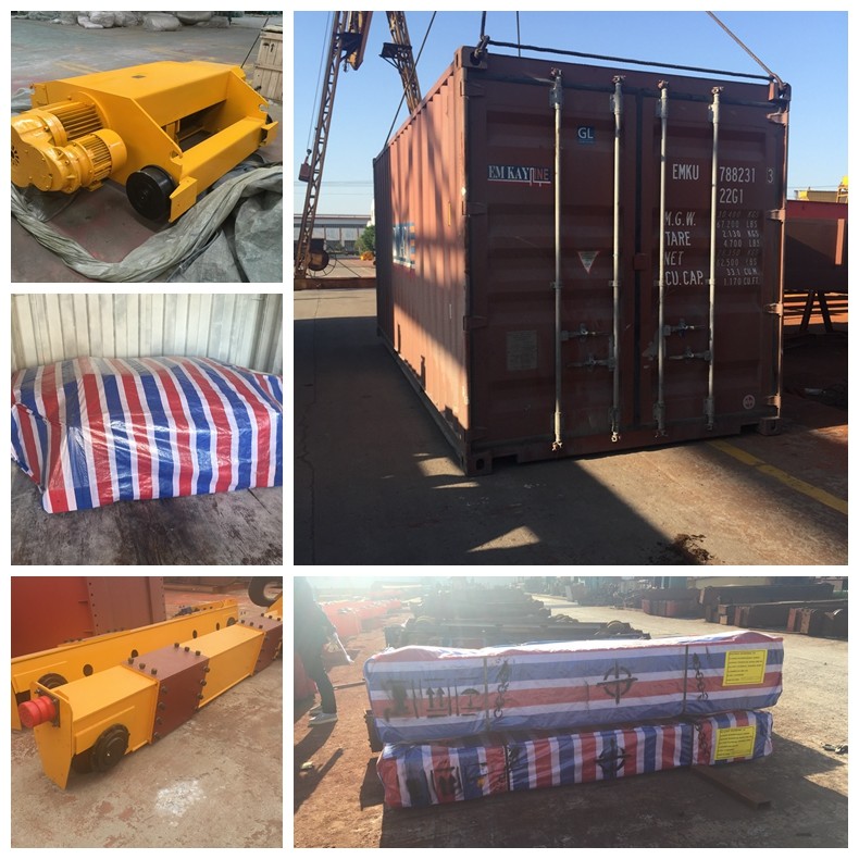 Chinese Gantry Cranes Schneider Motor Lifting Height 3.5 - 30 M/Min Trolley Speed