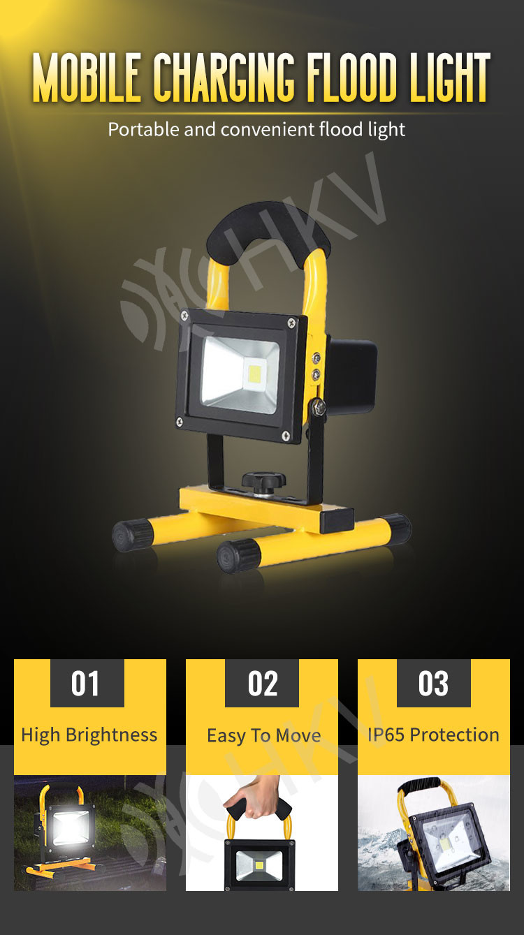 Waterproof Industrial LED Flood Lights Outdoor Hold LED Spotlight Searchlight