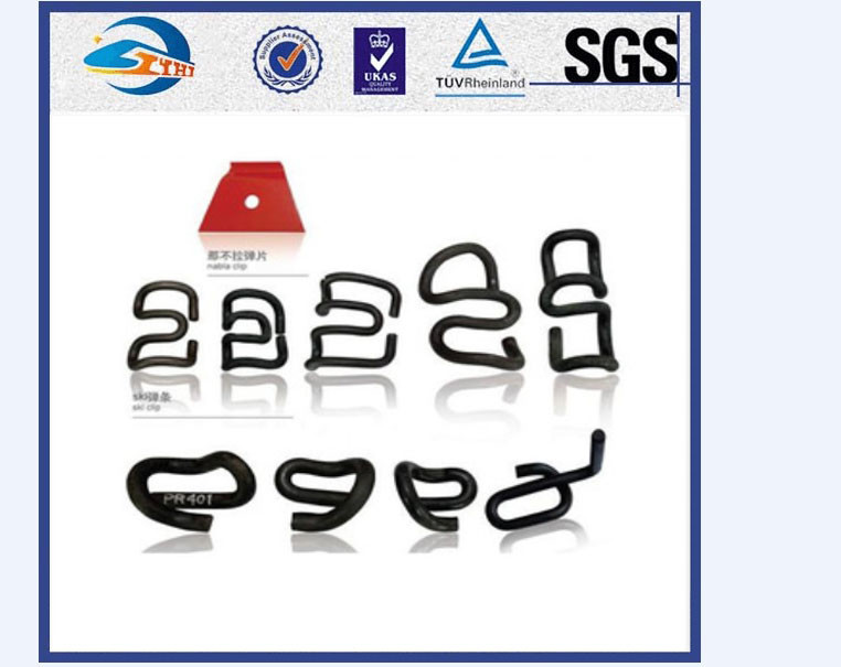 High Hardness Industrial Elastic Rail Clips Tension Spring Clamp
