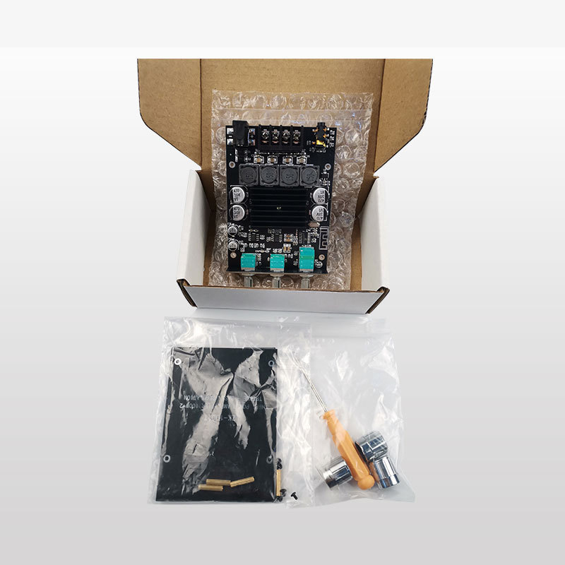 ZK-1002T HIFI 2.0 Channel 5.0BT 100Wx2 Amplifier Board Stereo Subwoofer Speaker Module with AUX Communication