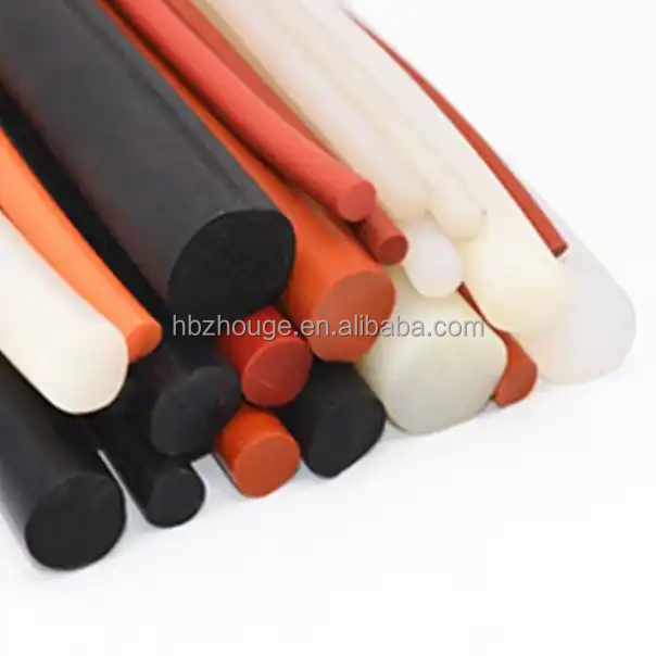 Grey Pad 1" Round EPDM Rubber Foam Sealing Strip with Heat/Cold Resistant Function