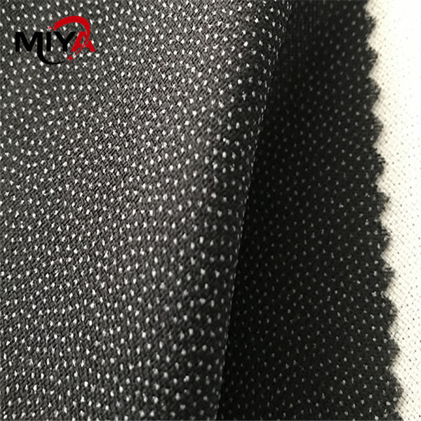Thick Double Coated Woven PA Glue Fusing Interlining Elastic