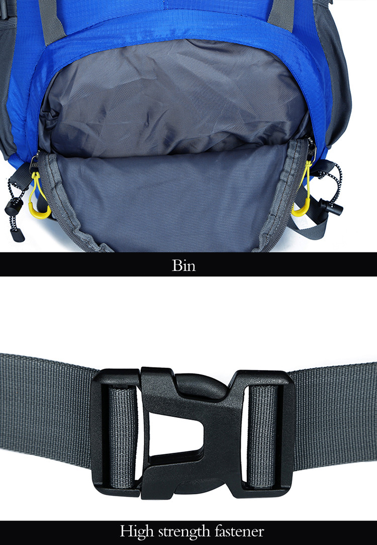 Large 45L Waterproof Hiking Backpack 500PCS Lightweight Packable Backpack