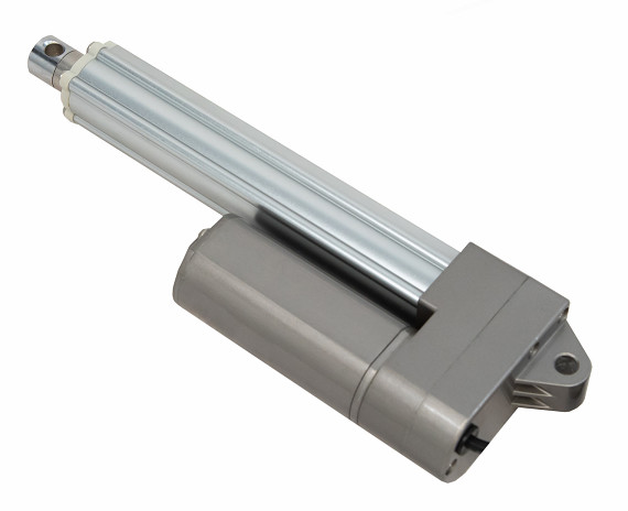 24volt eléctrica DC actuador lineal del motor, 50mm-200mm stroke, 6000N
