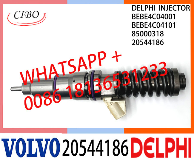 20544186 Common Rail Fuel Diesel Injector BEBE4C04001 BEBE4C04101 20544186 85000318 E1 for VOL 16 LITRE TRUCK