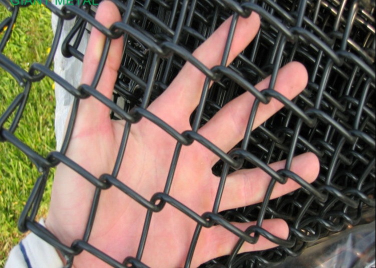 Industrial Security 9 Gauge 50x50mm Green Coated Chain Link Fence 8Ft