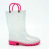 Buy cheap Mid Calf Short White Rain Boots With Handles 35EU from wholesalers