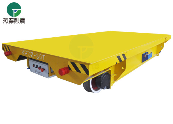 30 Tons High Precision Electric Transport Transfer Cart On Rail