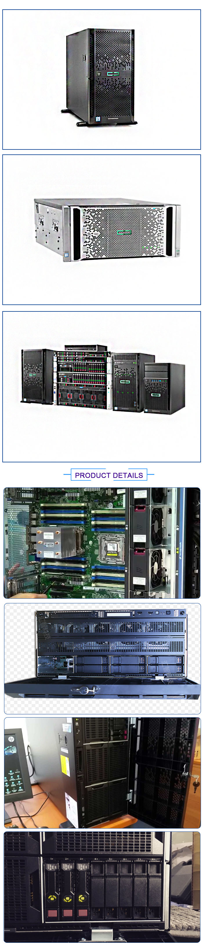 Used HPE ProLiant ML350 Gen9 E5-2609 v4 1P 8GB-R B140i 8LFF 500W PS Entry Server 1.7GHz