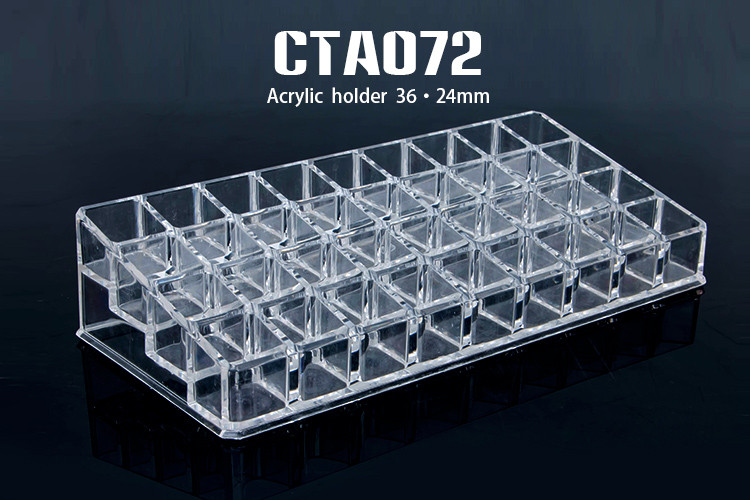 36 Holes 24mm Acrylic Cosmetic Bottle Display Lipstick Stand Holder