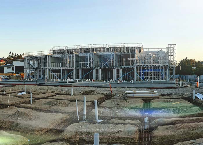 Light Steel Frame Prefabricated Houses Quick Installation for bungalow