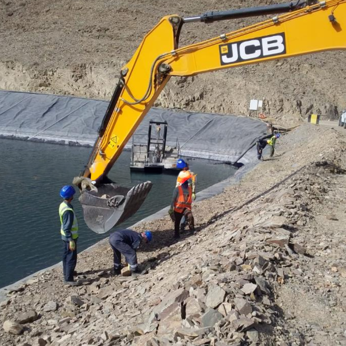 Waterproof HDPE Landfill Geomembrane Liner 1mm 1.5mm Pond Dam Liner Prices in Kenya