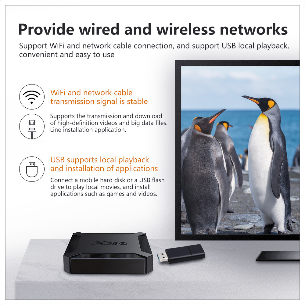 Customized 4k IPTV Smart Box Allwinner H313 Android 10 TV Box