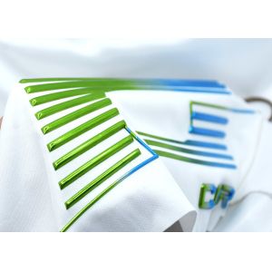 OEKO Reflective TPU Badges Heat Transfer Silk Screen Label