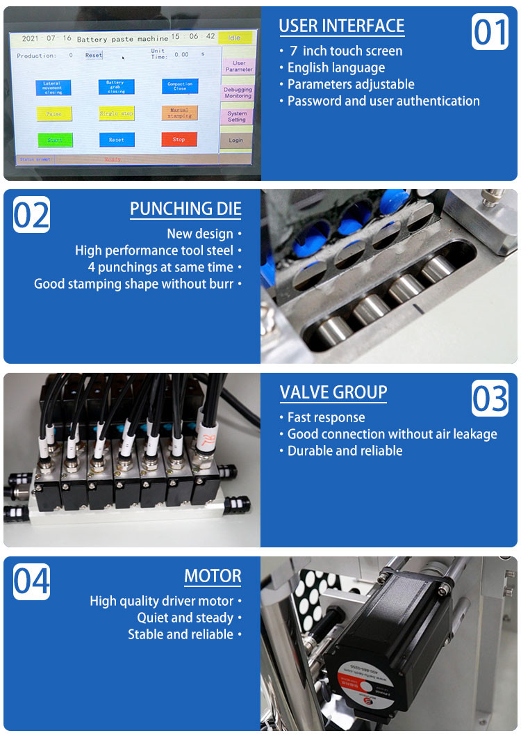 18650 Battery Cell Sticking Machine 800W 4000 Pcs/H Speed