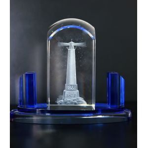 Computerized 3D Glass Engraving Machine , 3D Laser Glass Etching Machine