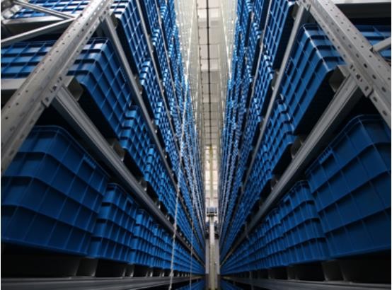 Single Mast CEN Tray Automated Stacker Cranes For Pallets ASRS MHS