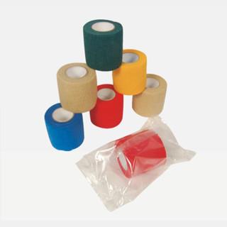 Green, Yellow, Red Non - Women, Cotton Self Adhesive Medical Eiastsic Bandage