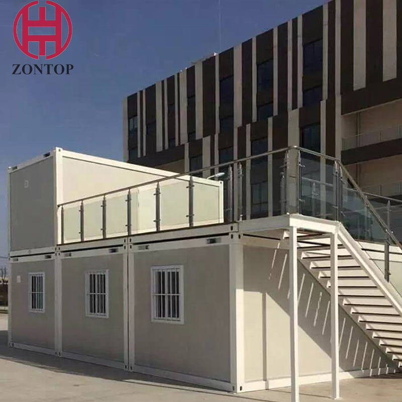 Zontop Modern Living Portable 20 Ft 40ft Prefab Modular Home Container 2 Floors Shipping Container Home