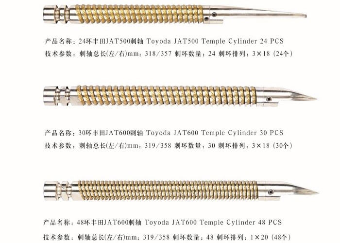 TOYOTA Temple Cylinder Weaving Loom Parts JAT500 JAT600 Rubber Roller Polyurethane Nylon