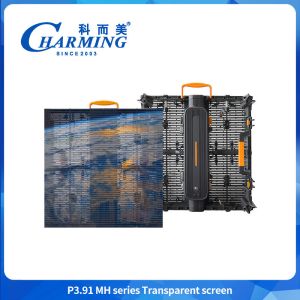 China Ultra Lightweight Outdoor Curtain LED Display IP65 High Transparency 3.91mm 4K Screen on sale