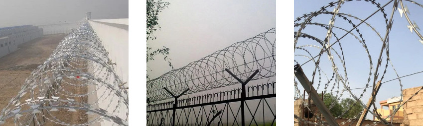L32Ft Galvanized Razor Barbed Wire