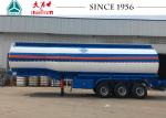42000 Liters Road Fuel Tanker Trailer High Durability With Airbag Suspension