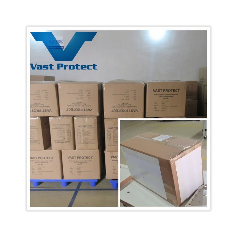 Breathable Disposable White Blue Strip Micro Film Suit Without Boots-Cover