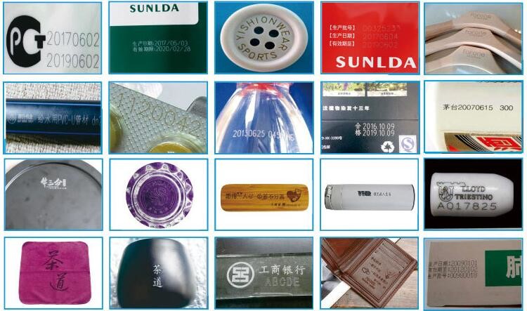 Glass Flying Laser Marking Machine , Laser Line Marking Machines For Crystal