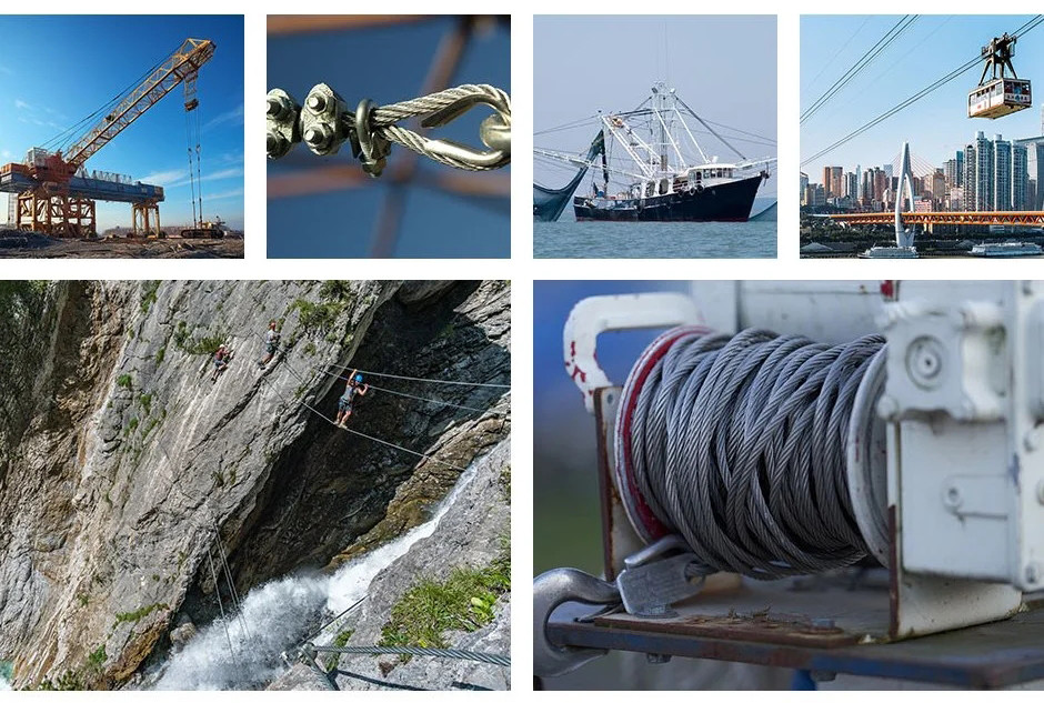 Non-Alloy 1x7 7x7 7x19 Stainless Steel Wire Rope Cable for Various Uses